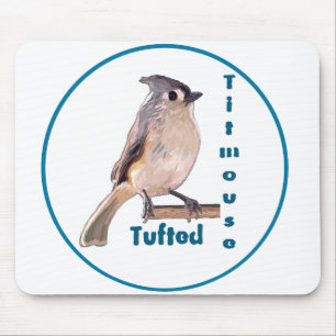 The Tufted Titmouse Mouse Pad