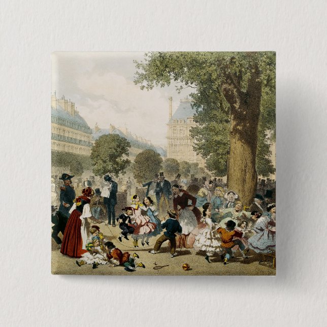 The Tuileries, 1856 Button (Front)