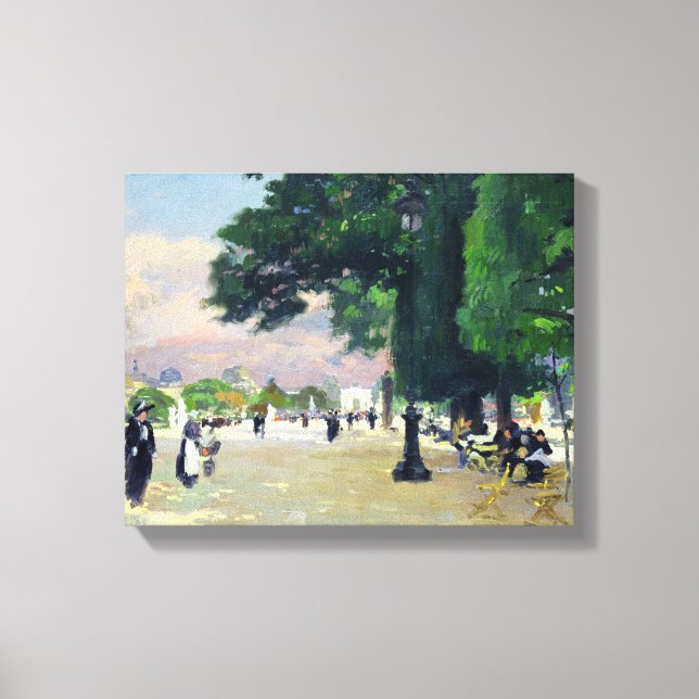 The Tuileries Canvas Print (Front)