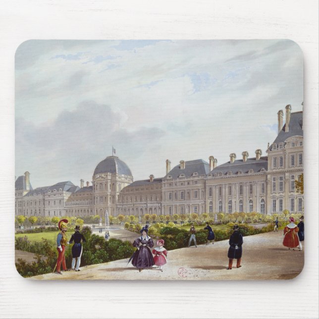 The Tuileries during the Restoration Mouse Pad (Front)