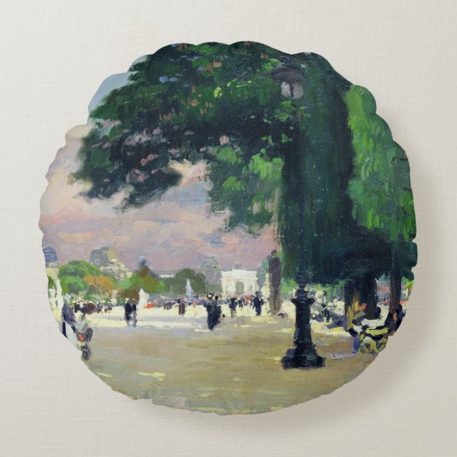 The Tuileries Round Pillow (Front)