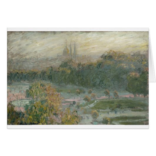 The Tuileries. Study (1876) Cards (Front Horizontal)