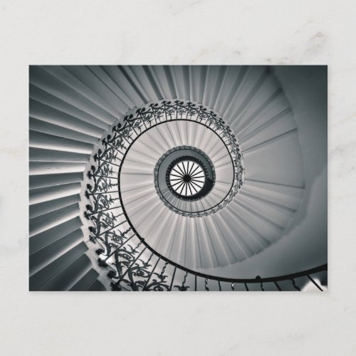 The Tulip Staircase Greenwich London Postcard