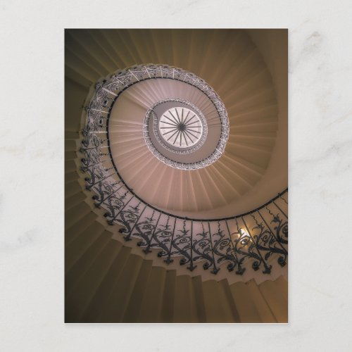The Tulip Staircase Queens House at Greenwich Postcard