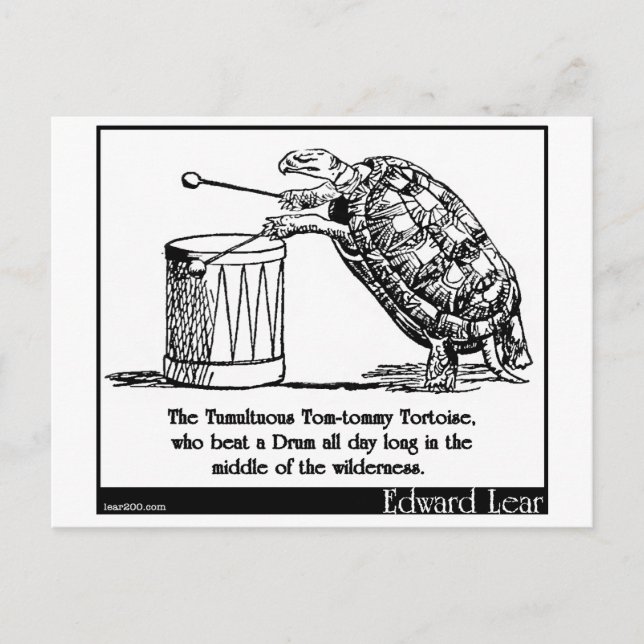 The Tumultuous Tom-tommy Tortoise Postcard (Front)