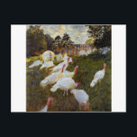 The Turkeys by Claude Monet Postcard<br><div class="desc">'Impressionism' beautiful images from legendary artists</div>