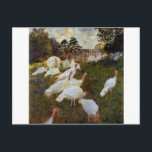 The Turkeys by Claude Monet Postcard<br><div class="desc">'Impressionism' beautiful images from legendary artists</div>