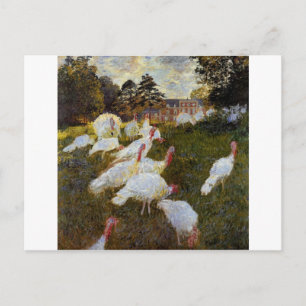 The Turkeys by Claude Monet Postcard