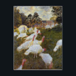 The Turkeys by Claude Monet Postcard<br><div class="desc">'Impressionism' beautiful images from legendary artists</div>