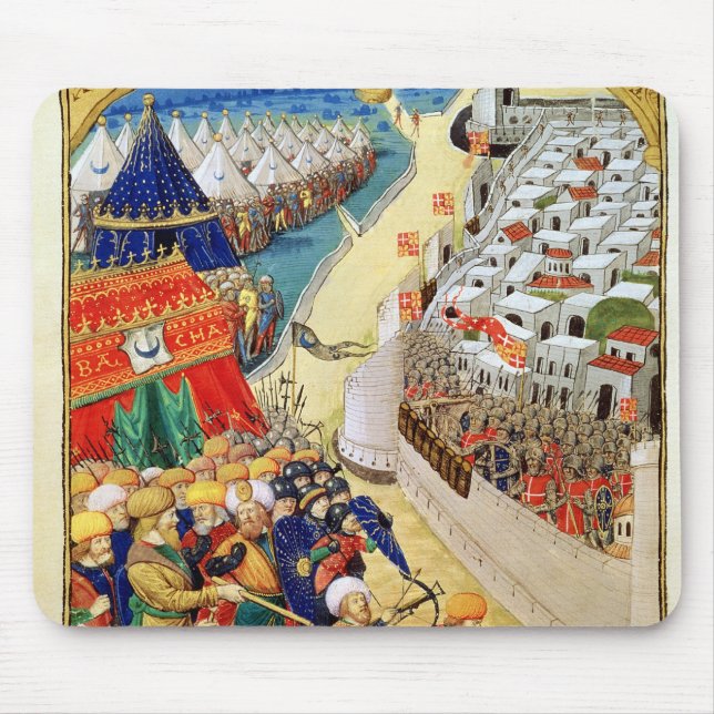 The Turkish forces preparing for battle Mouse Pad (Front)