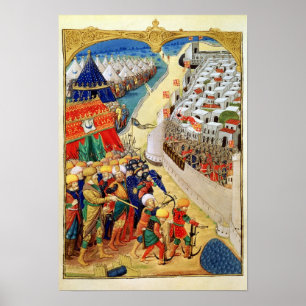 The Turkish forces preparing for battle Poster