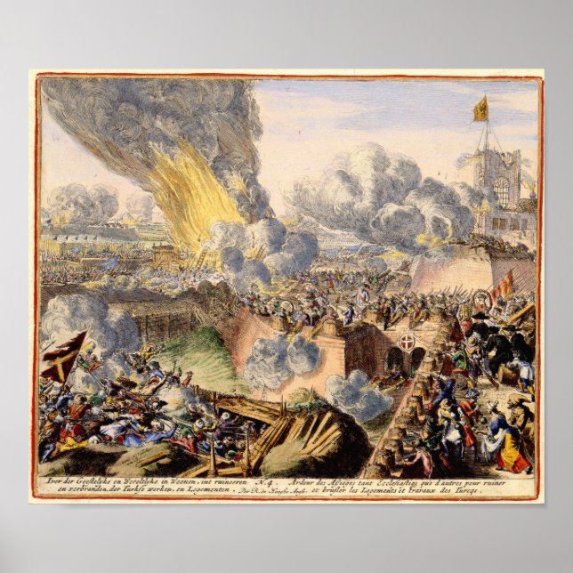 The Turkish Siege of Vienna 1683 Poster (Front)