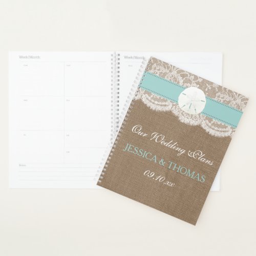 The Turquoise Sand Dollar Beach Wedding Collection Planner