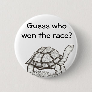 The Turtle Won Badge Button
