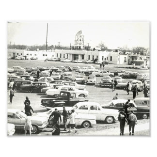 The Tuscaloosa High School Parking Lot Photo Print