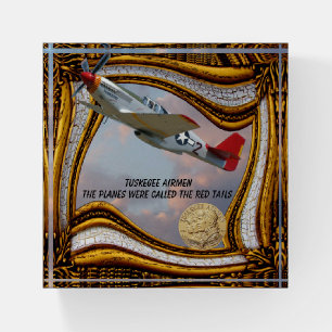 The Tuskegee Airmen Paperweight
