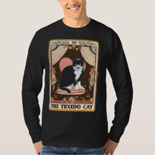 The Tuxedo Cat Tarot Card Tuxedo Cat Tuxedo Mom Ca T-Shirt