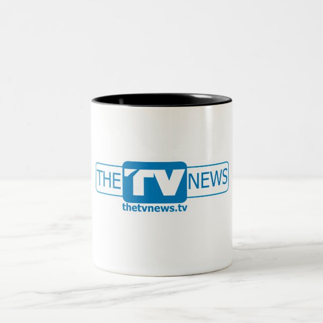 The TV News Coffee Mug (Center)