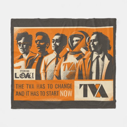 The TVA Has To Change Loki Quote Graphic Fleece Blanket