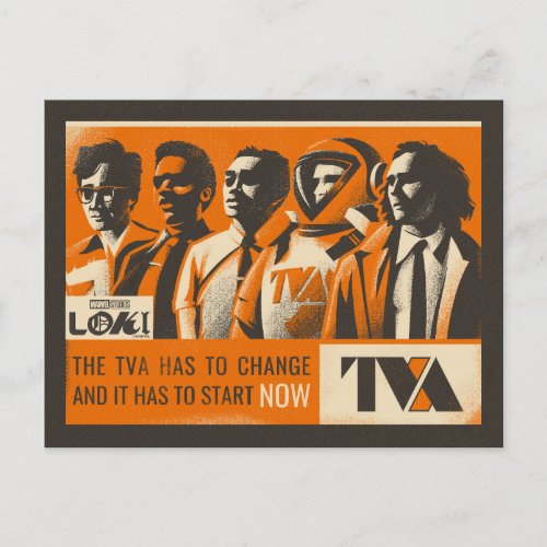The TVA Has To Change Loki Quote Graphic Postcard