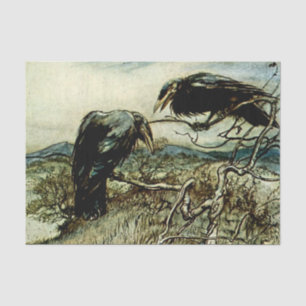 “The Twa Corbies” by Arthur Rackham Tissue Paper