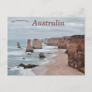The Twelve Apostles in Australia Postcard