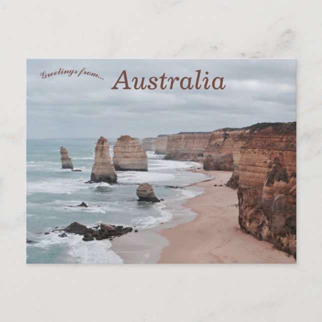 The Twelve Apostles in Australia Postcard (Front)
