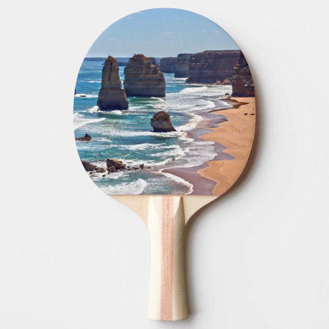 The Twelve Apostles, Victoria, Australia Ping-Pong Paddle (Front)