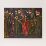 The Twelve Dancing Princesses by Gustave Stevens Jigsaw Puzzle<br><div class="desc">The Twelve Dancing Princesses,  c. 1899 by the Belgian artist Gustave Max Stevens (1871-1946). It depicts a scene from the Brothers Grimm fairy tale of the same name. 19th Century Pre-Raphaelite paintings and art often had a medieval theme,  focusing on topics of chivalry and romanticism.</div>