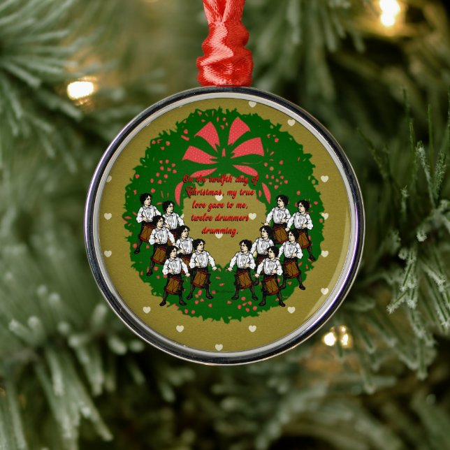 The Twelve Days of Christmas Collection: Day 12 Metal Ornament (Tree)