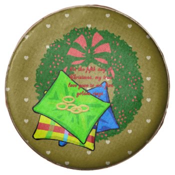 The Twelve Days Of Christmas Collection: Day Five Chocolate Dipped Oreo by CreativeMastermind at Zazzle