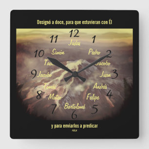 The Twelve Disciples of Jesus Clock of Wall