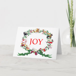 The Twelve Dogs of Christmas Card