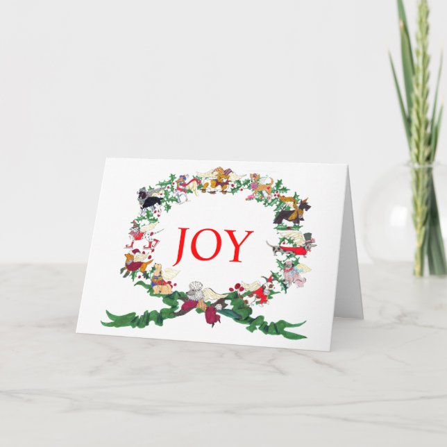 The Twelve Dogs of Christmas Card (Front)