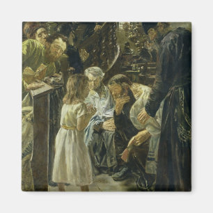 The Twelve-Year-Old Jesus in the Temple, 1879 Magnet