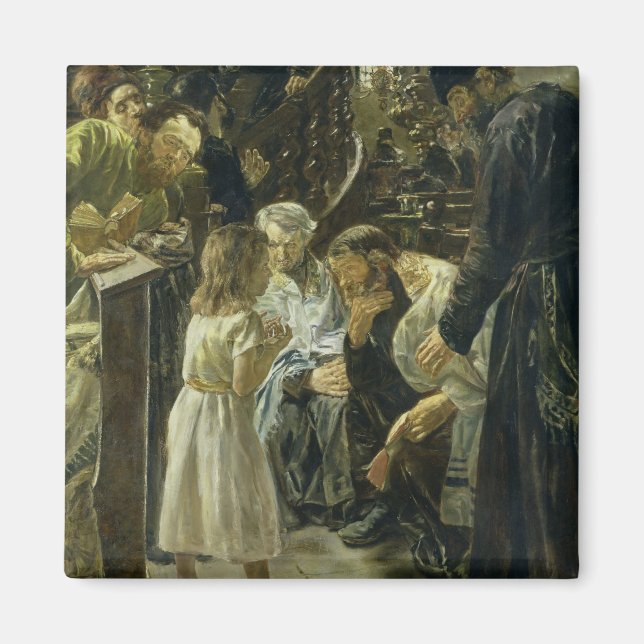 The Twelve-Year-Old Jesus in the Temple, 1879 Magnet (Front)