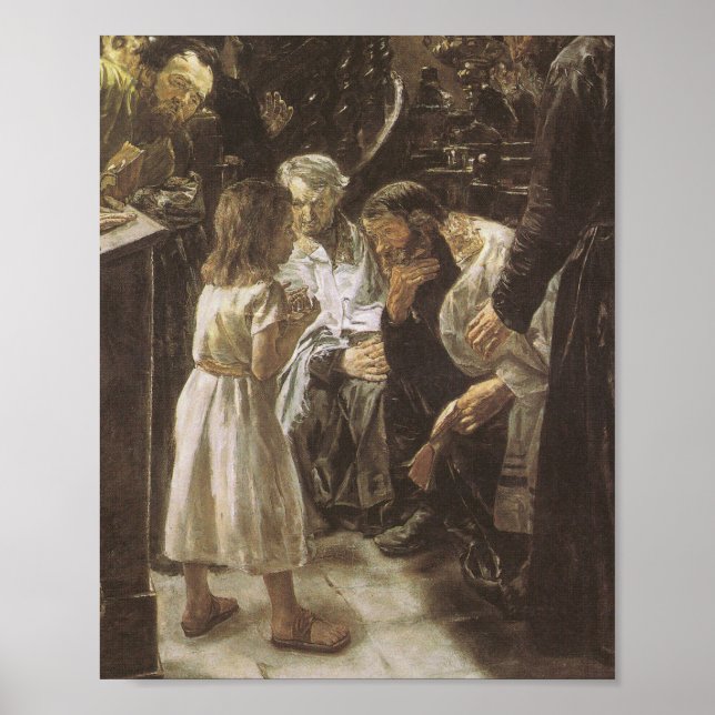 The Twelve Year Old Jesus In The Temple 1879 Poster (Front)