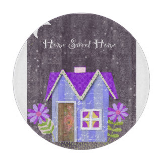 The Twilight Garden (Periwinkle & Indigo) Cutting Board