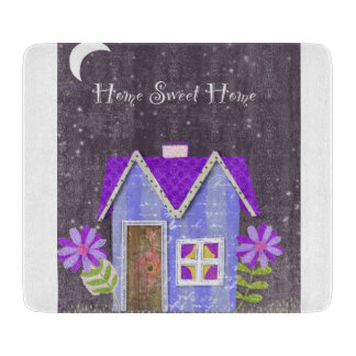 The Twilight Garden (Periwinkle & Indigo) Cutting Board