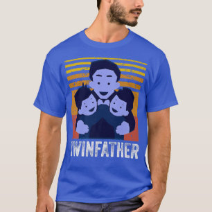 The TwinFather Father's Day Father Of Twins Announ T-Shirt