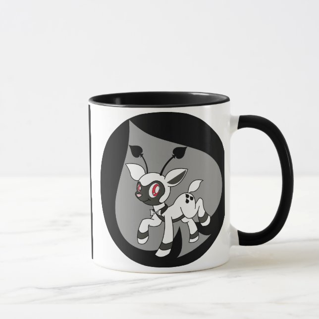 The Twinkle Dears Black and White Mug (Right)