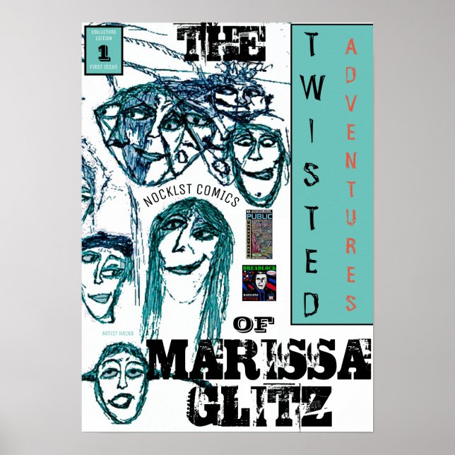 THE TWISTED ADVENTURES OF MARISSA GLITZ POSTER (Front)