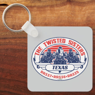The Twisted Sisters Texas USA Motorcycle 01 Keychain