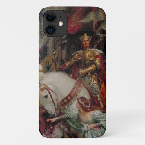 The Two Crowns by Sir Frank Bernard Dicksee iPhone 11 Case