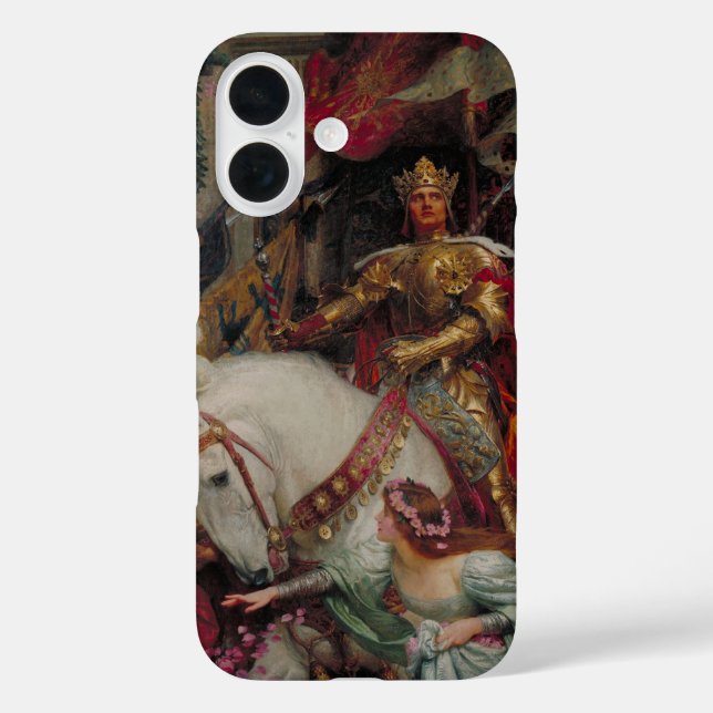 The Two Crowns by Sir Frank Bernard Dicksee Case-Mate iPhone Case (Back)