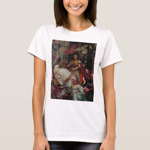 The Two Crowns by Sir Frank Bernard Dicksee T_Shirt