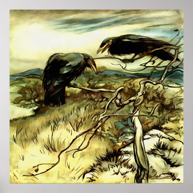 The Two Crows or Twa Corbies Makin A Mane Poster (Front)