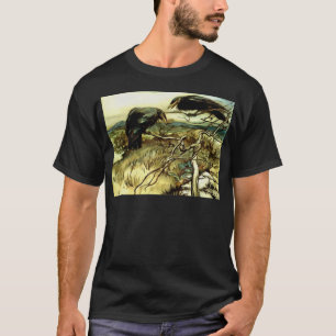 The Two Crows or Twa Corbies Makin A Mane T-Shirt
