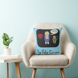 The Two-Faced Apology Throw Pillow