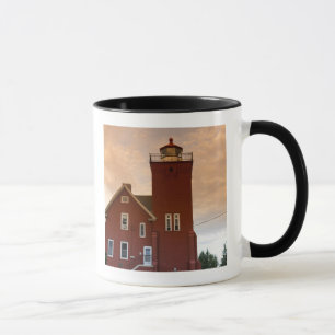 The Two Harbors Lighthouse overlooking Agate Bay Mug